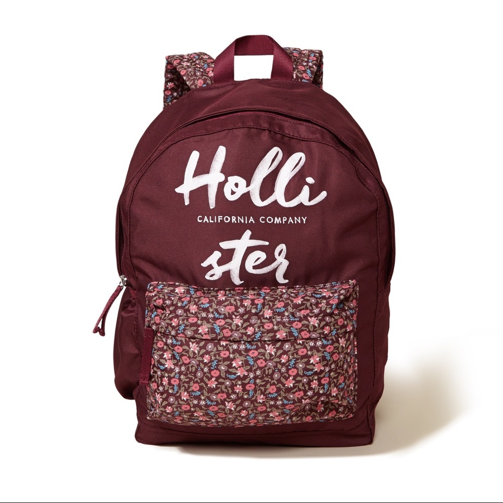 Unused Floral Hollister backpack